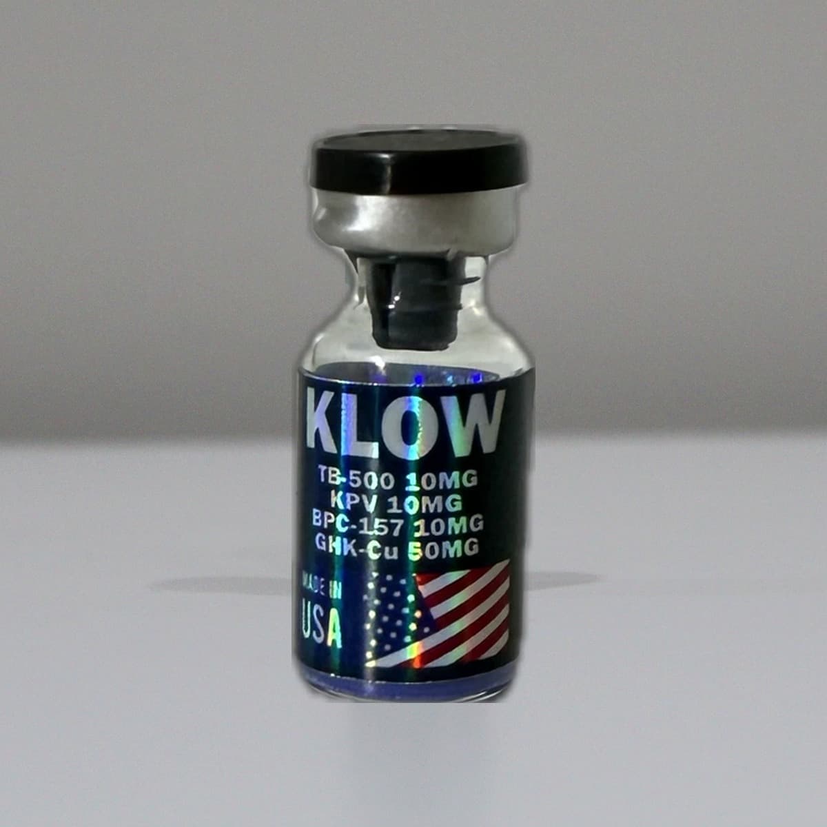 KLOW Stack 80mg research peptide blend - GHK-Cu BPC-157 TB-500 KPV - Palmetto Peptides COA verified